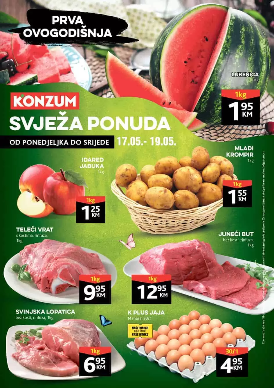 Konzum akcijski katalog. korona virus. snizenje. akcija. popusti. snizeno. 