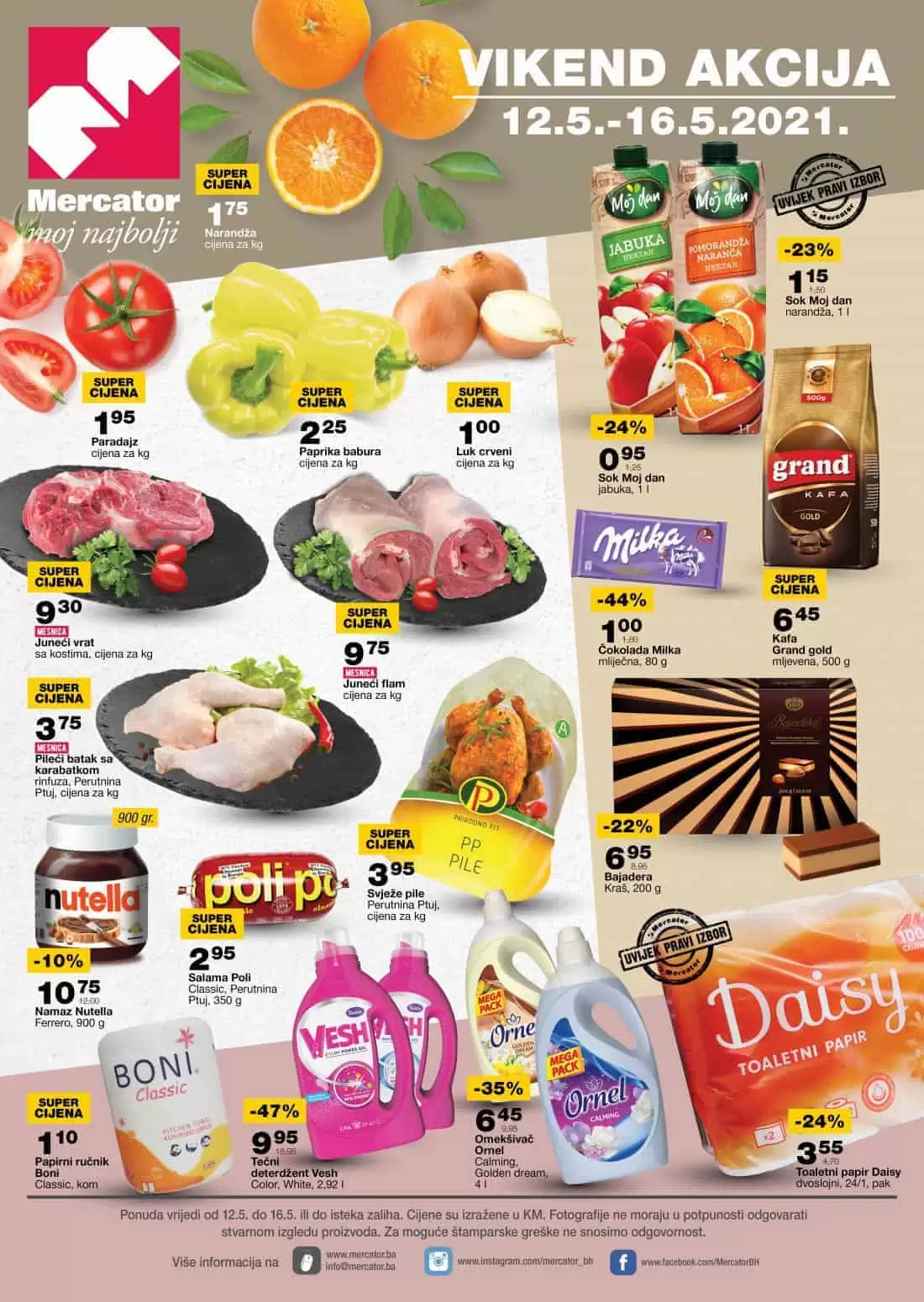 mercator kataloska akcija. mercator snizenje. mercator lozionicka.