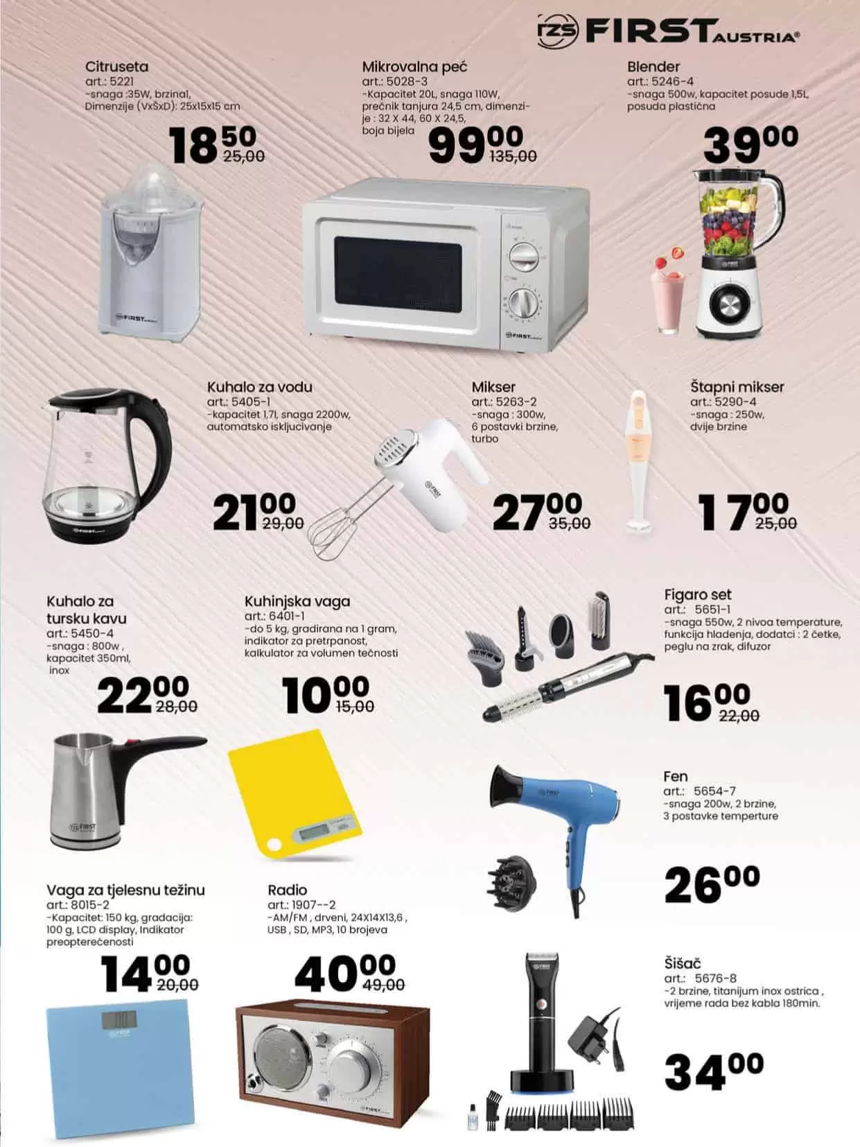Fis akcijski katalog. snizenje. akcija. popust. snizeno.