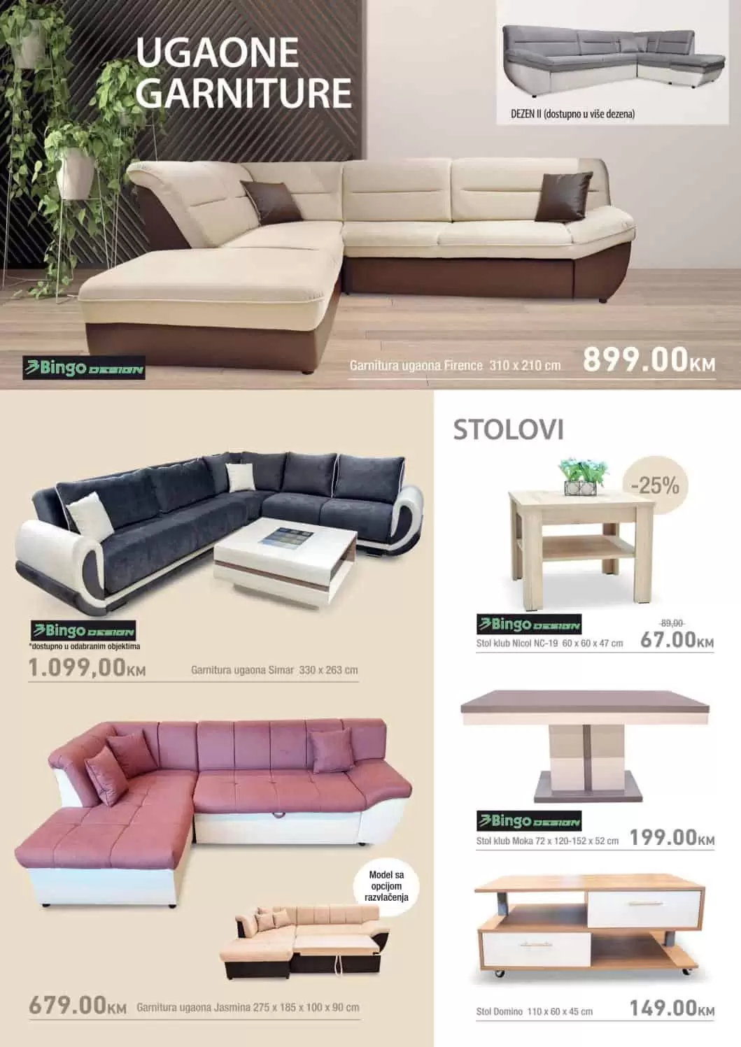 Bingo super akcija. bingo kljad dobrih cijena. snizeno. akcija. popust.