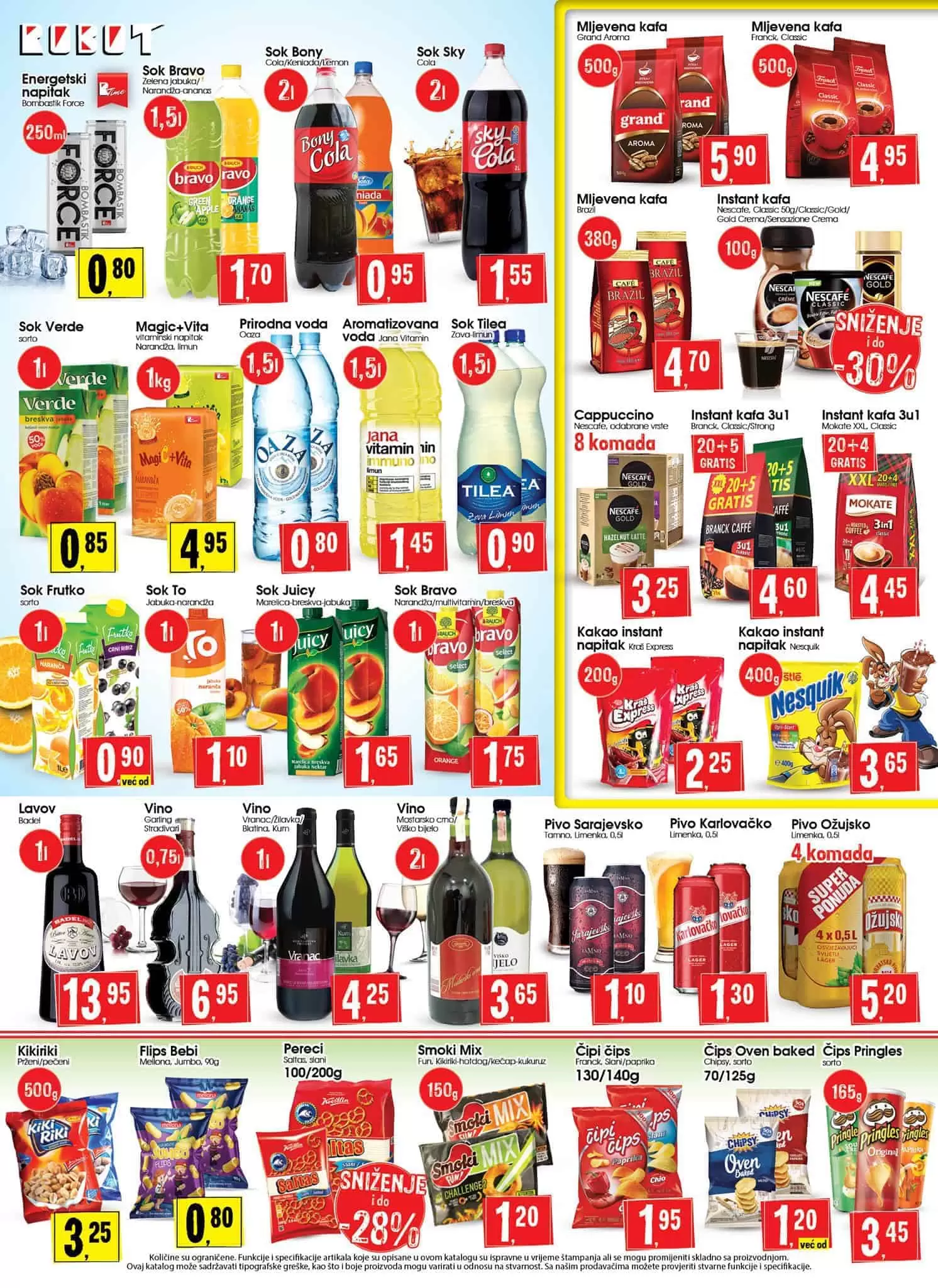 Robot akcijski katalog. snizenje. akcija. popust. snizeno.