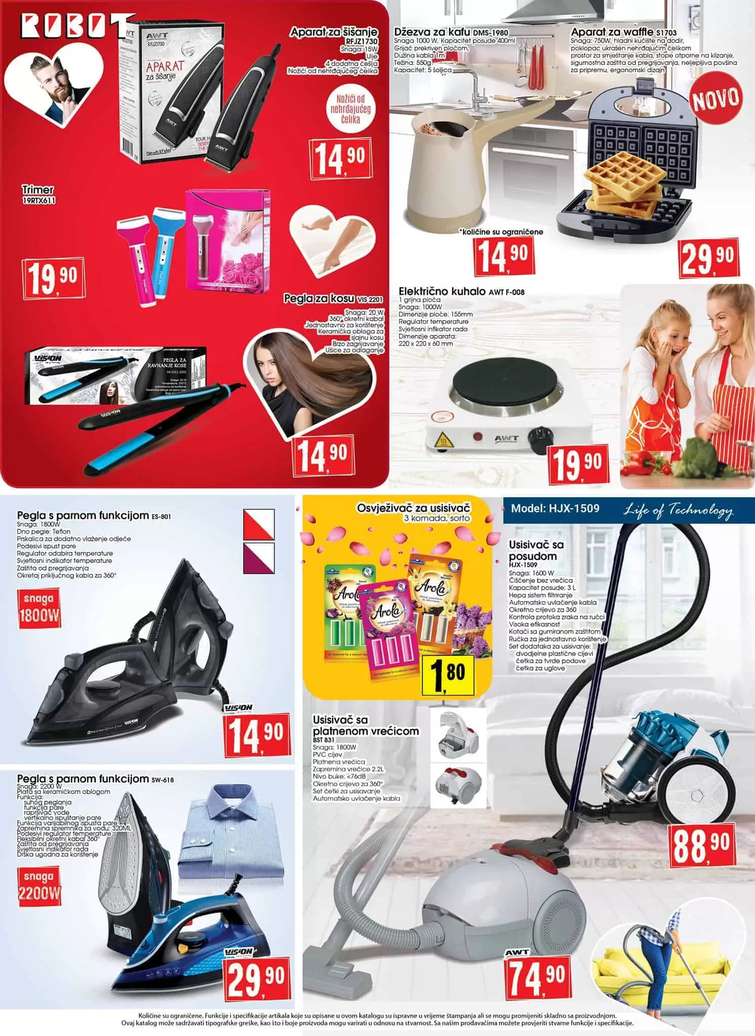 robot akcijski katalog. snizenje. akcija. popust. bingo. konzum. fis. popusti. snizeno.