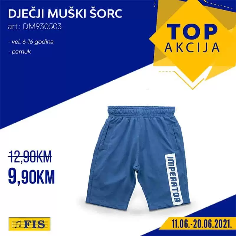 Fis TOP akcija. Fis snizenje.