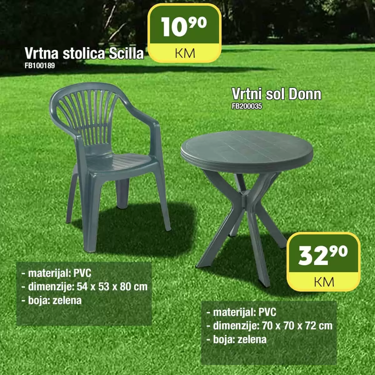 Fis vrtni namjestaj. Bastenski namjestaj.