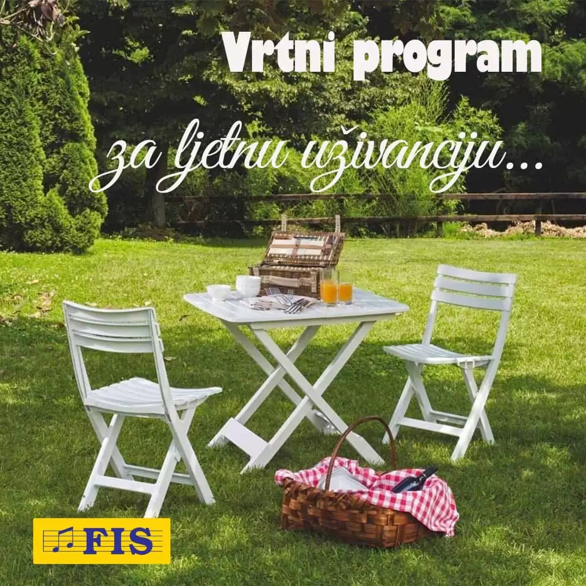 Fis vrtni namjestaj. Bastenski namjestaj.