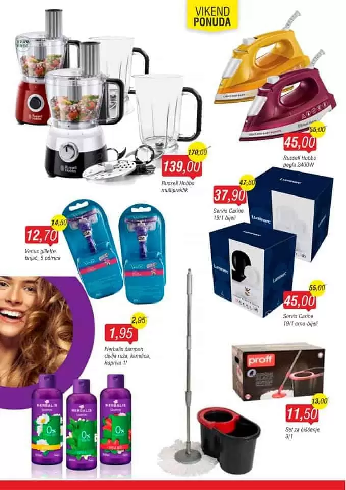 Ne propustite produženi vikend! Najbolje cijene u regiji! Vujević vikend akcija 18-23.06.2021. godine!