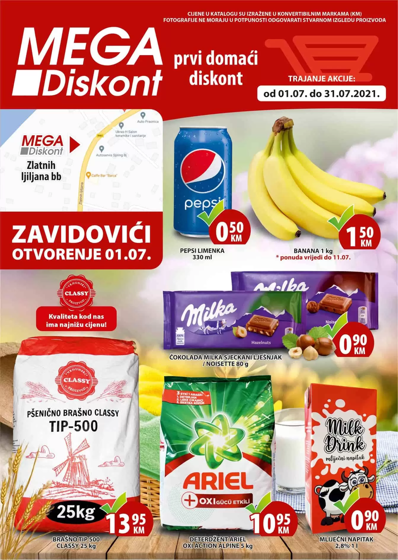 mega diskont super akcija. mega doskont snizenje. yimor super cijene. akcija. popusti. katalozi.  najbolje cijene bez dileme