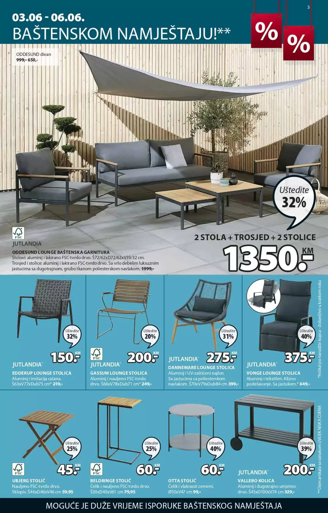 Jysk akcijski katalog. letak. snizeno. snizenje. popust. usteda. usteda novca.