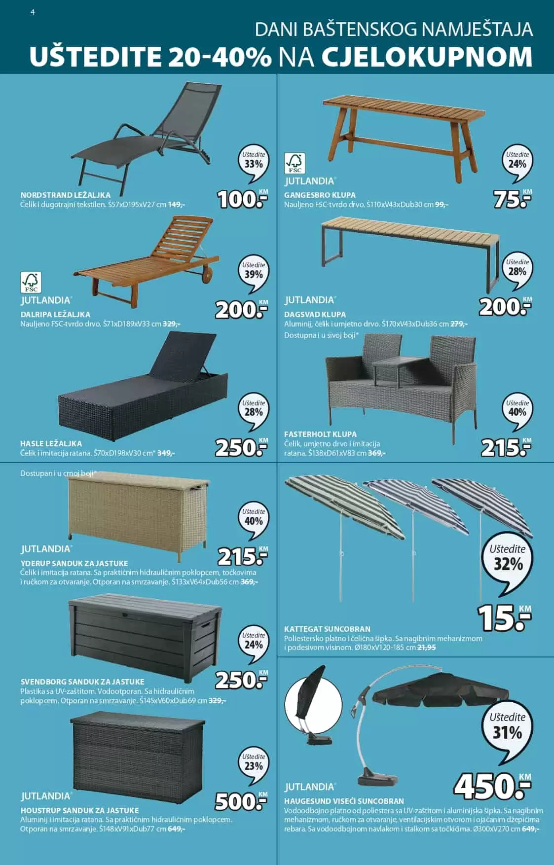 Jysk akcijski katalog. letak. snizeno. snizenje. popust. usteda. usteda novca.