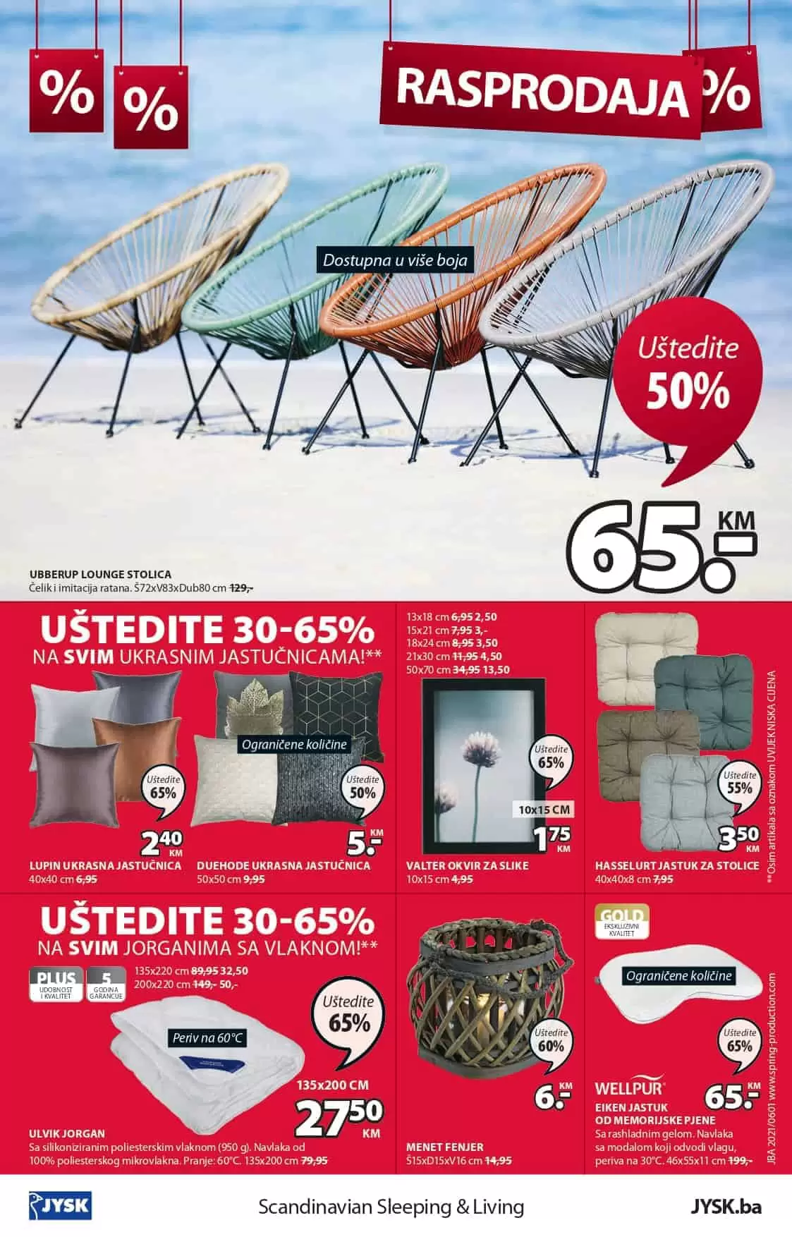 JYSK akcijski katalog. snizenje. popust. akcija. popusti. online kupovina. covid 19. korona virus.