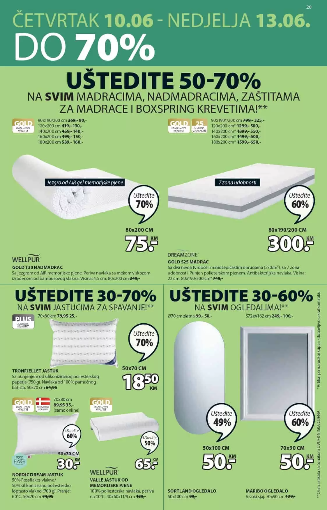 Jysk akcijski katalog. letak. snizeno. snizenje. popust. usteda. usteda novca.