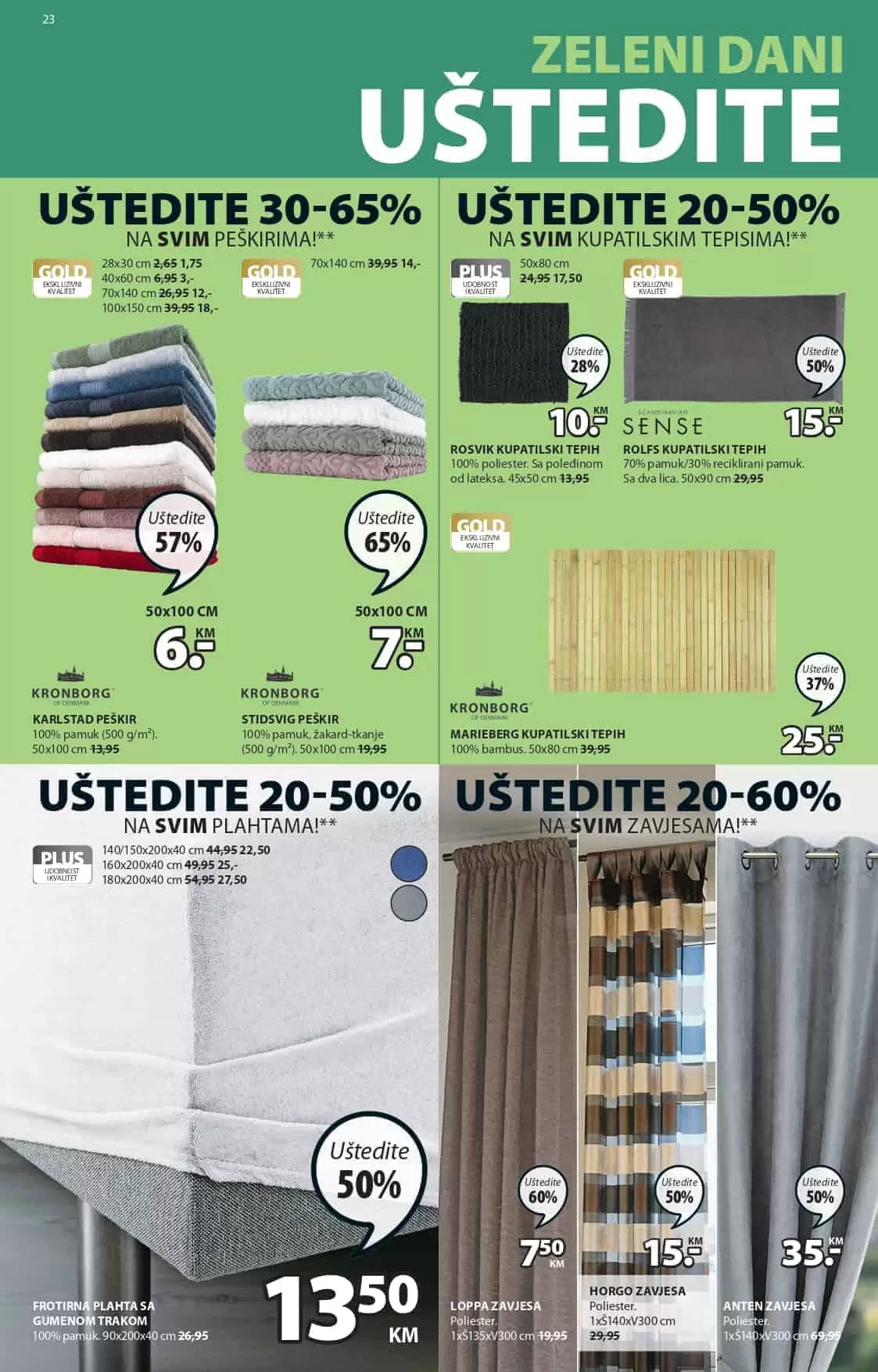 Jysk akcijski katalog. snizenje. akcija. popust. katalog.