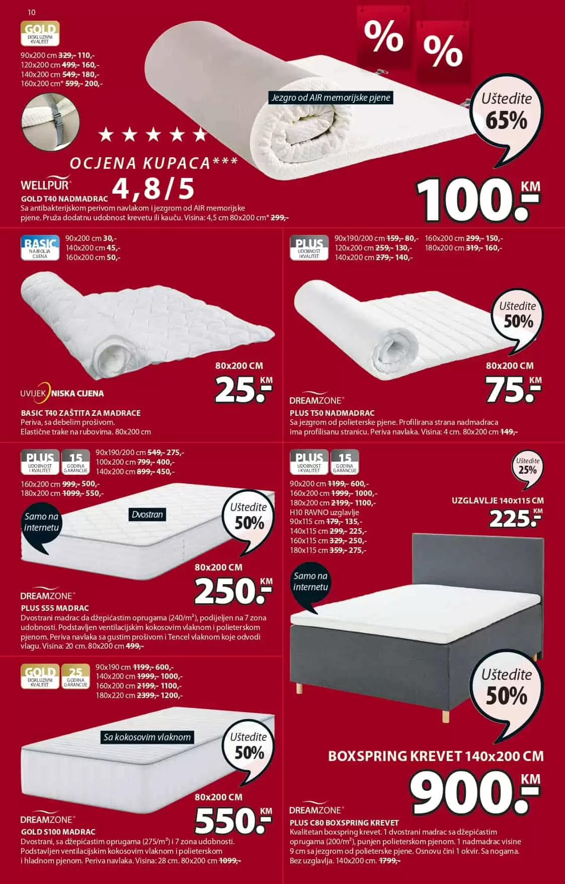 Jysk akcijski katalog. letak. snizeno. snizenje. popust. usteda. usteda novca. 