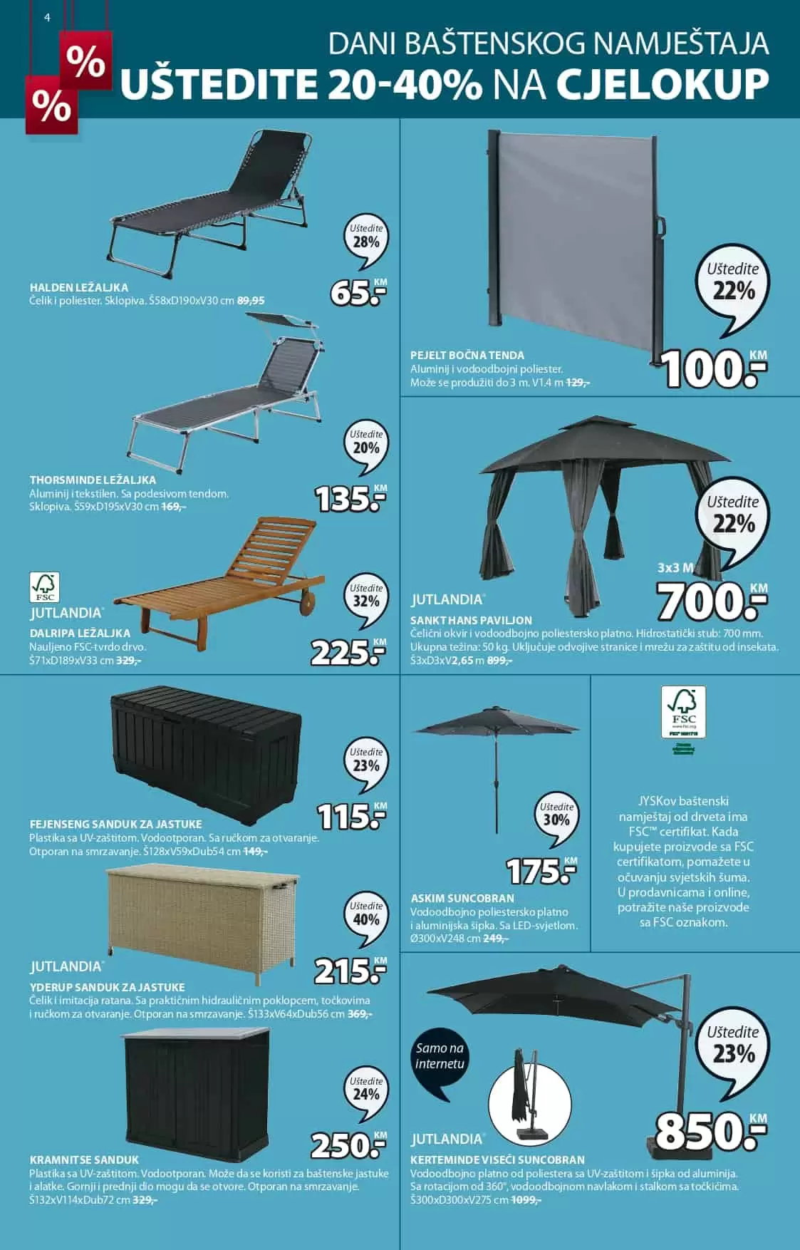 Jysk akcijski katalog. letak. snizeno. snizenje. popust. usteda. usteda novca. 