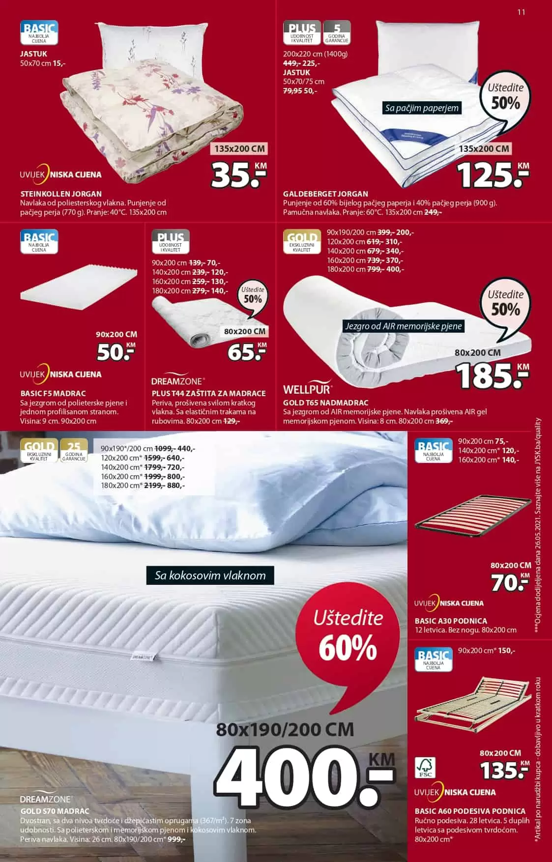 jysk akcijski katalog. snizenje. popust, korona virus. online kupovina. 