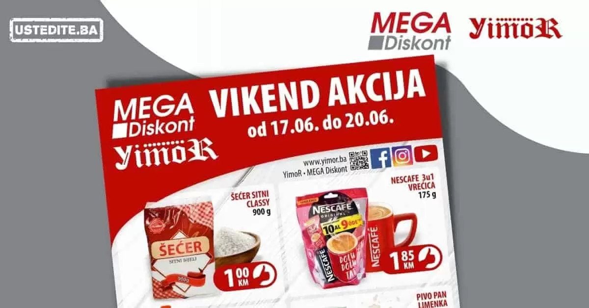Mega Diskont & Yimor vikend akcija
