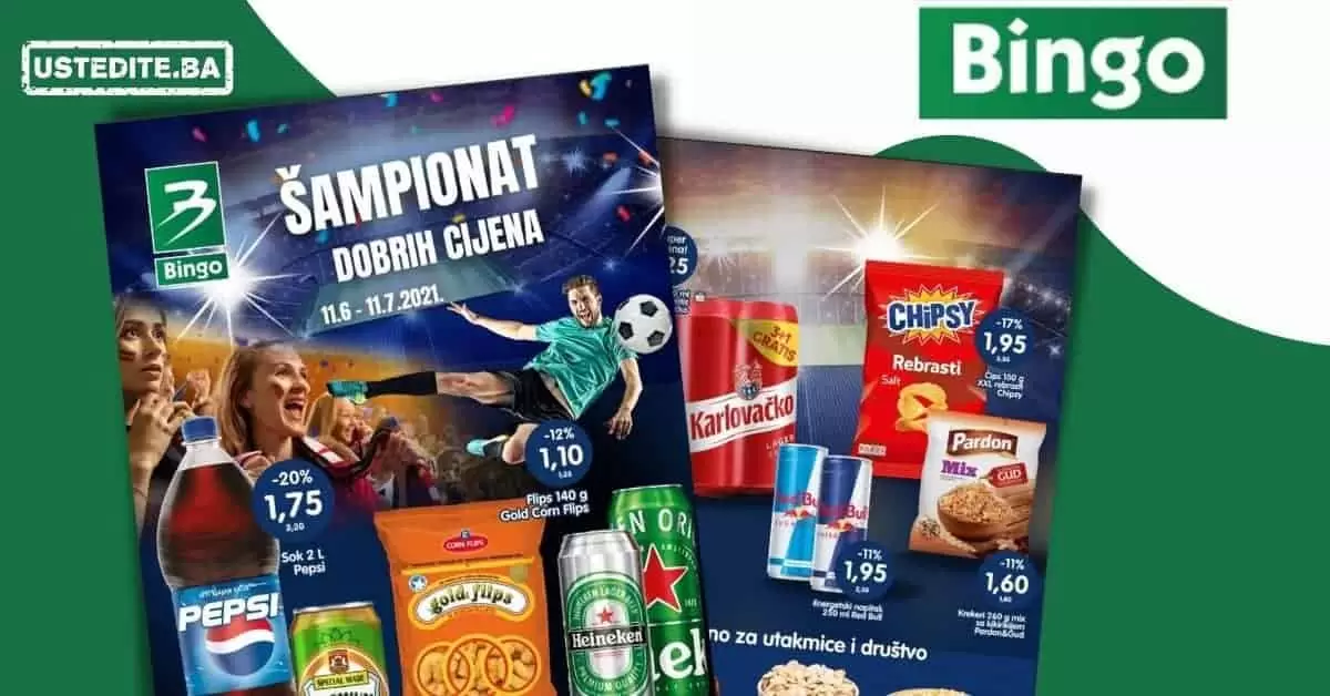 bingo katalog. bingo snizenje. bingo ljetna ponuda.