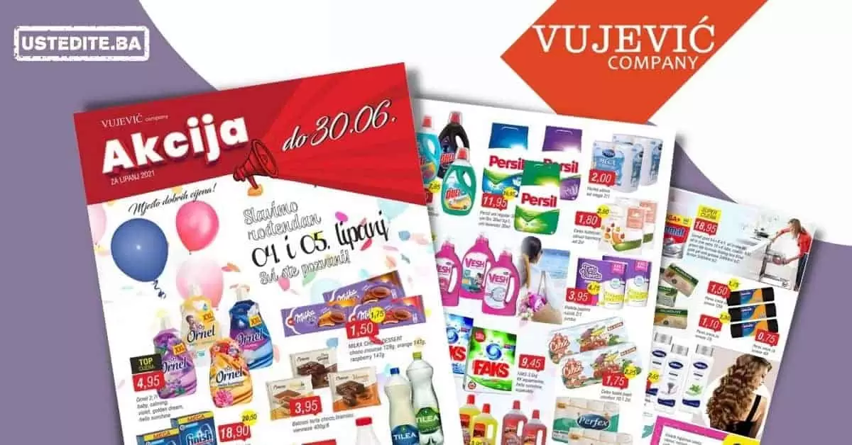 Vujević Company kataloška akcija 01-30.06.2021. godine
