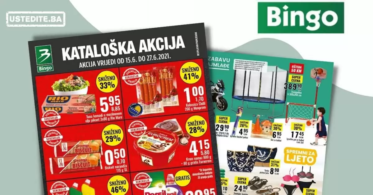 Bingo kataloška akcija 15-27.06.2021. godine