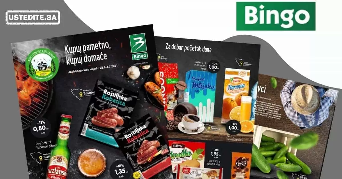 Bingo Kupujmo domaće 28.06-04.07.2021. godine