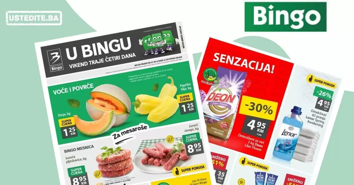 Bingo vikend akcija 01-04.07.2021. godine