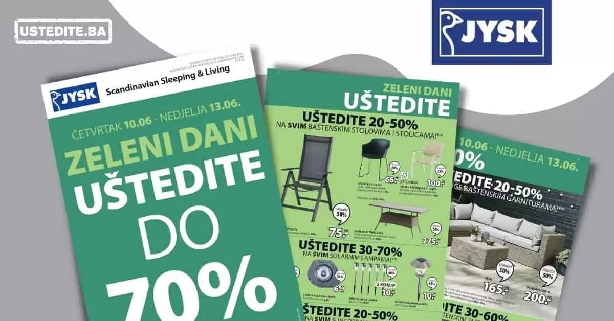 Jysk akcijski katalog. snizenje. akcija. popust. katalog.