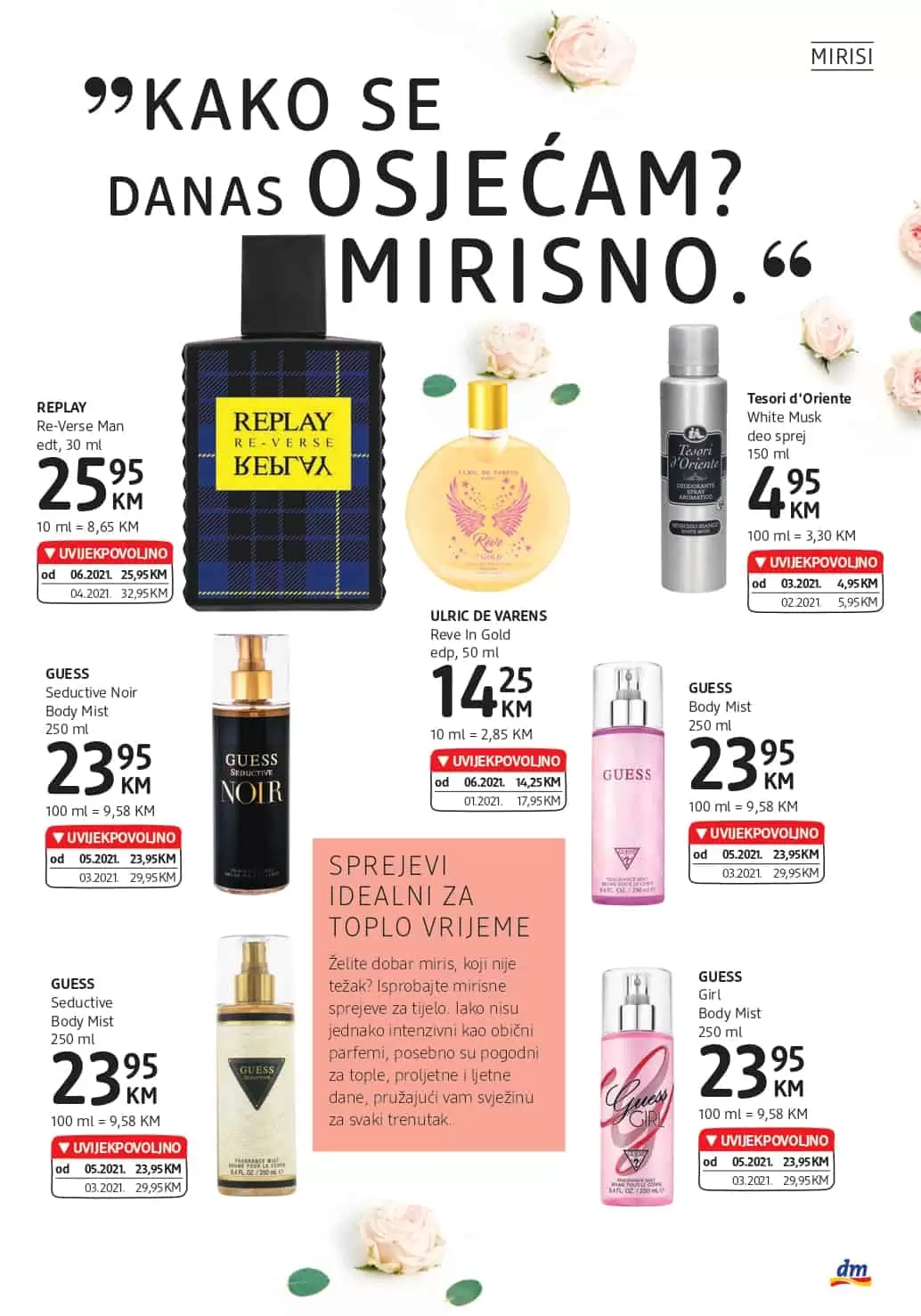 dm-akcijski-katalog cm cosmetic market. bingo. konzum. amko. 