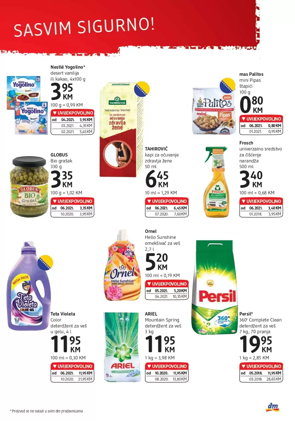 dm-akcijski-katalog cm cosmetic market. bingo. konzum. amko. 