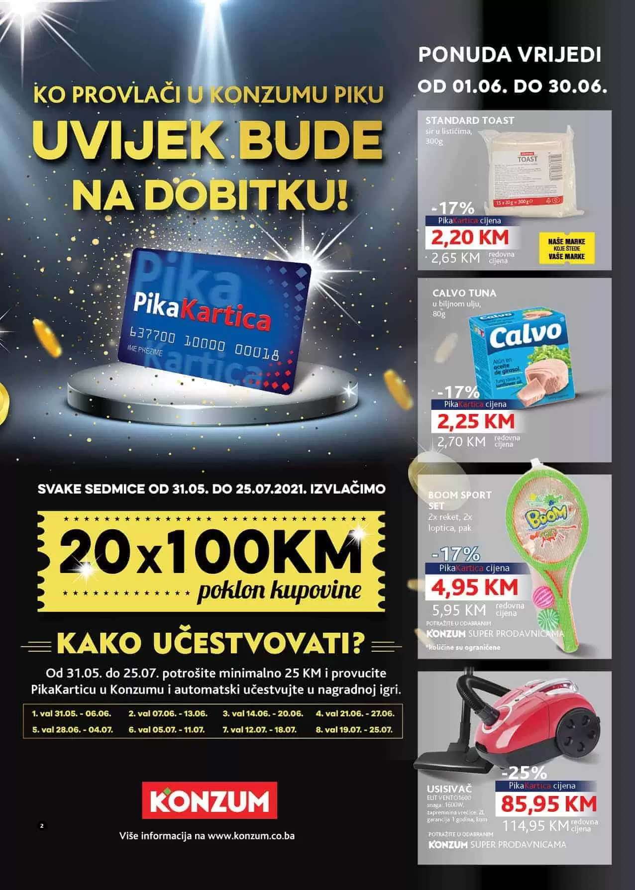 konzum zdravoljupci. konzum akcija. konzum katalog