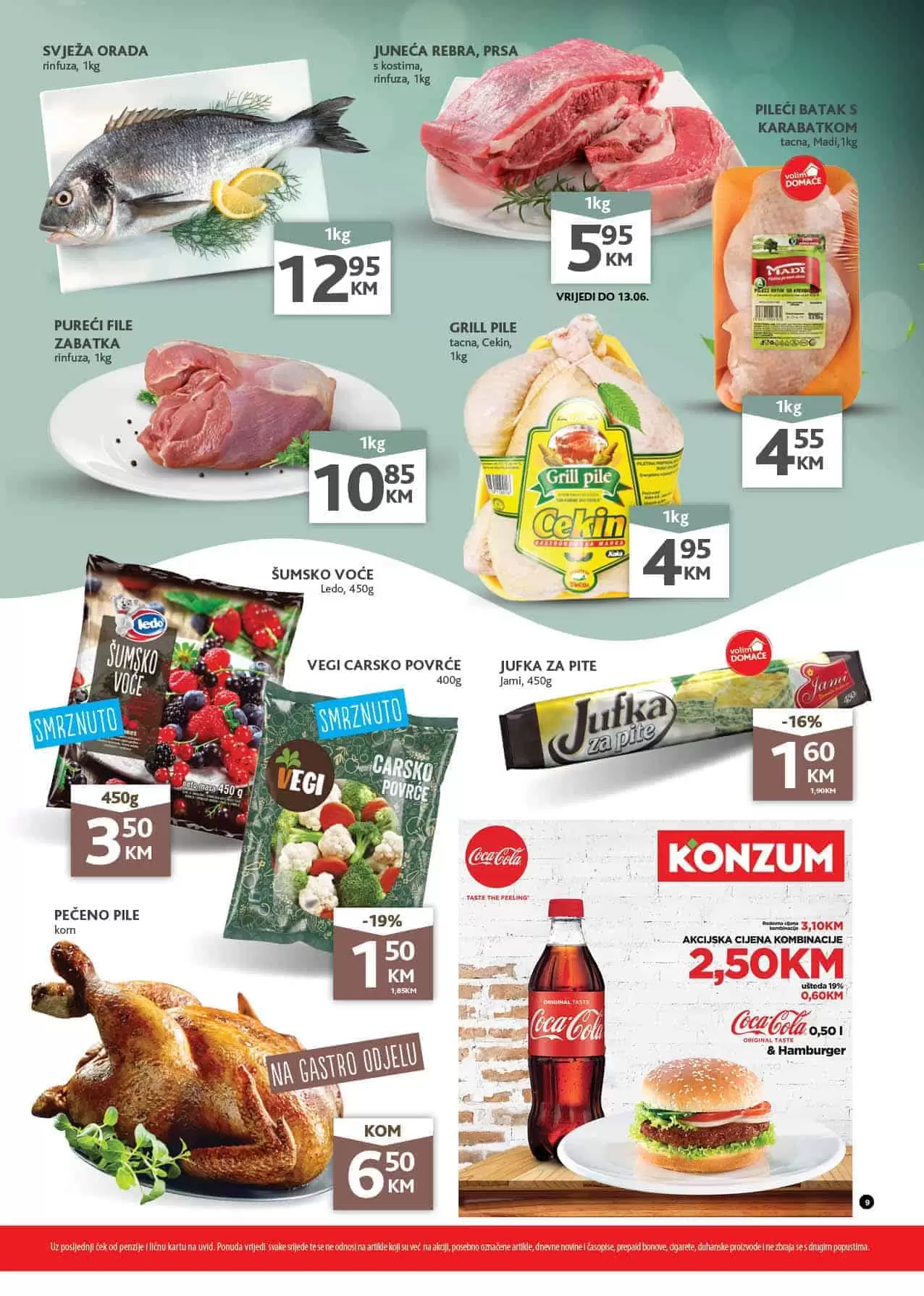konzum. konzum kataloz. konzum snizenje. akcija. popust.