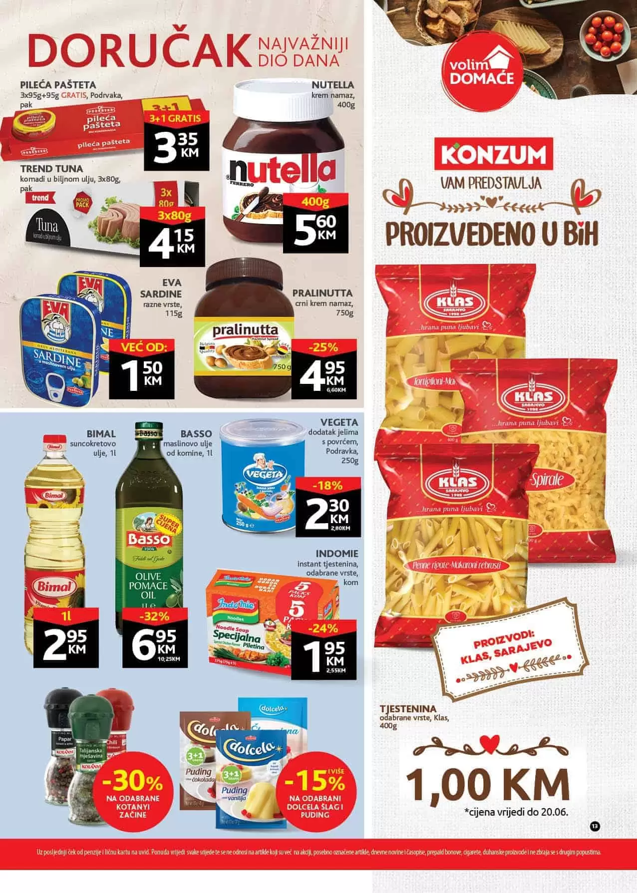 konzum zdravoljupci. konzum akcija. konzum katalog