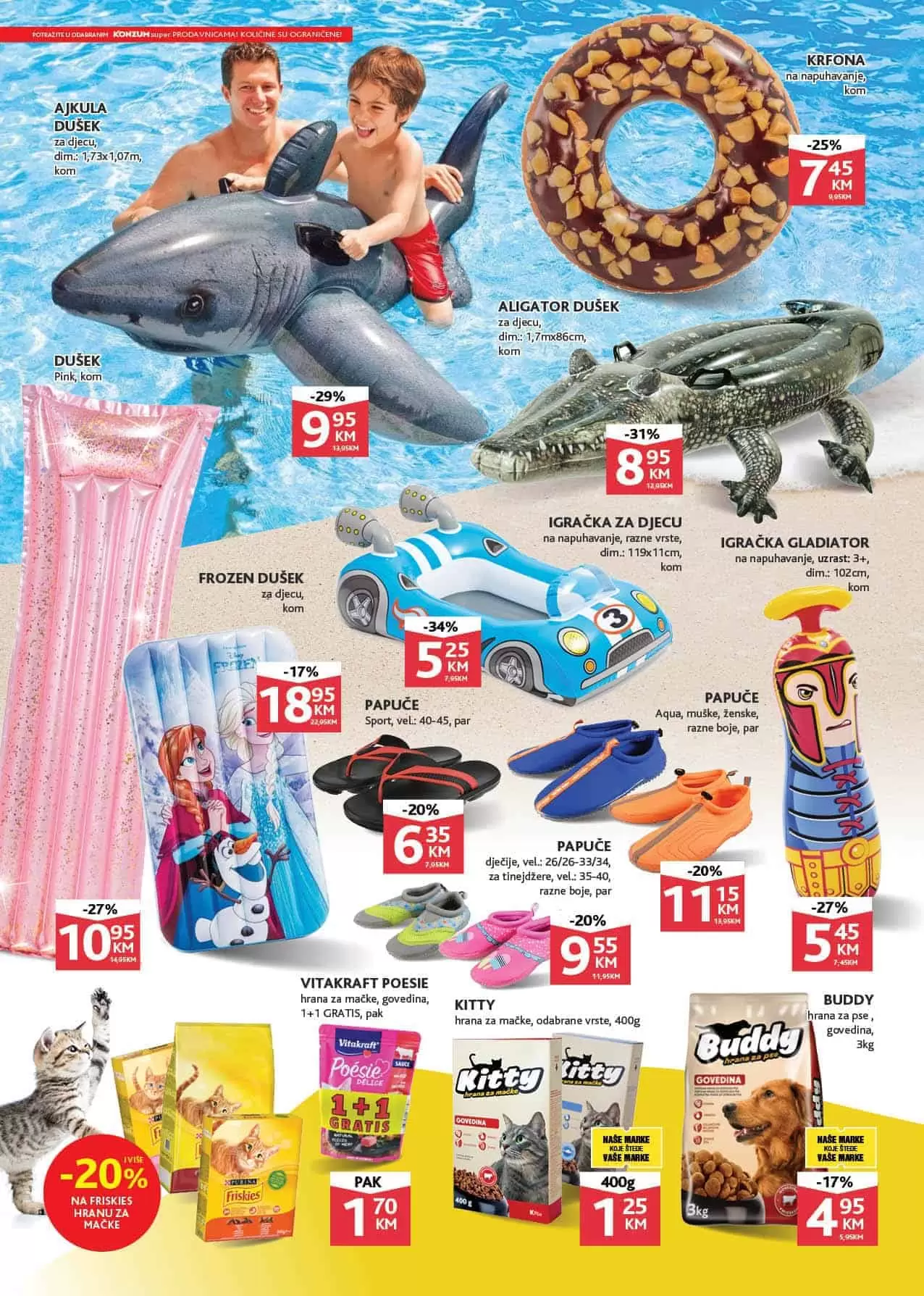 Konzum akcijski katalog. korona virus. snizenje. akcija. popusti. snizeno.