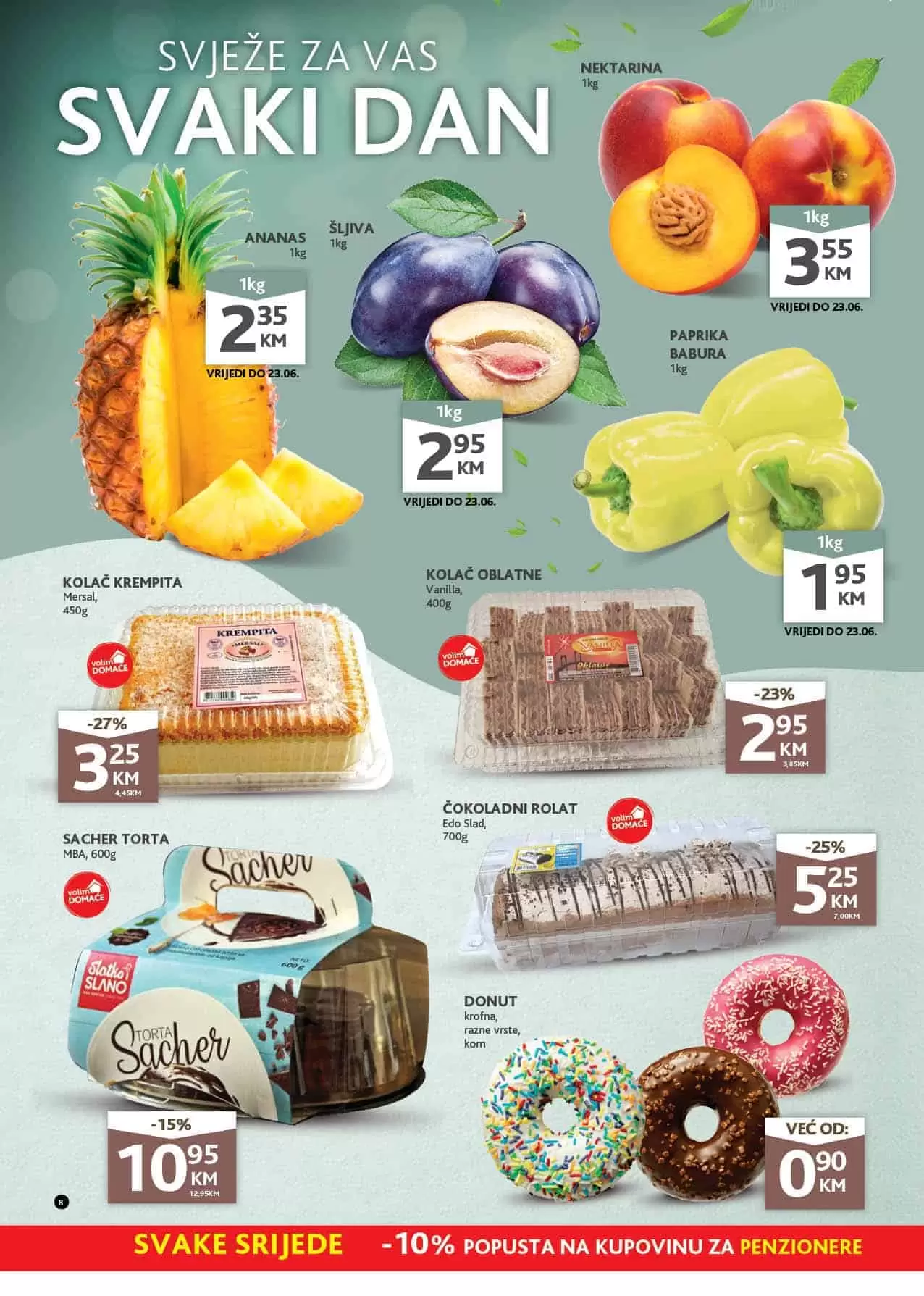 konzum zdravoljupci. konzum akcija. konzum katalog 