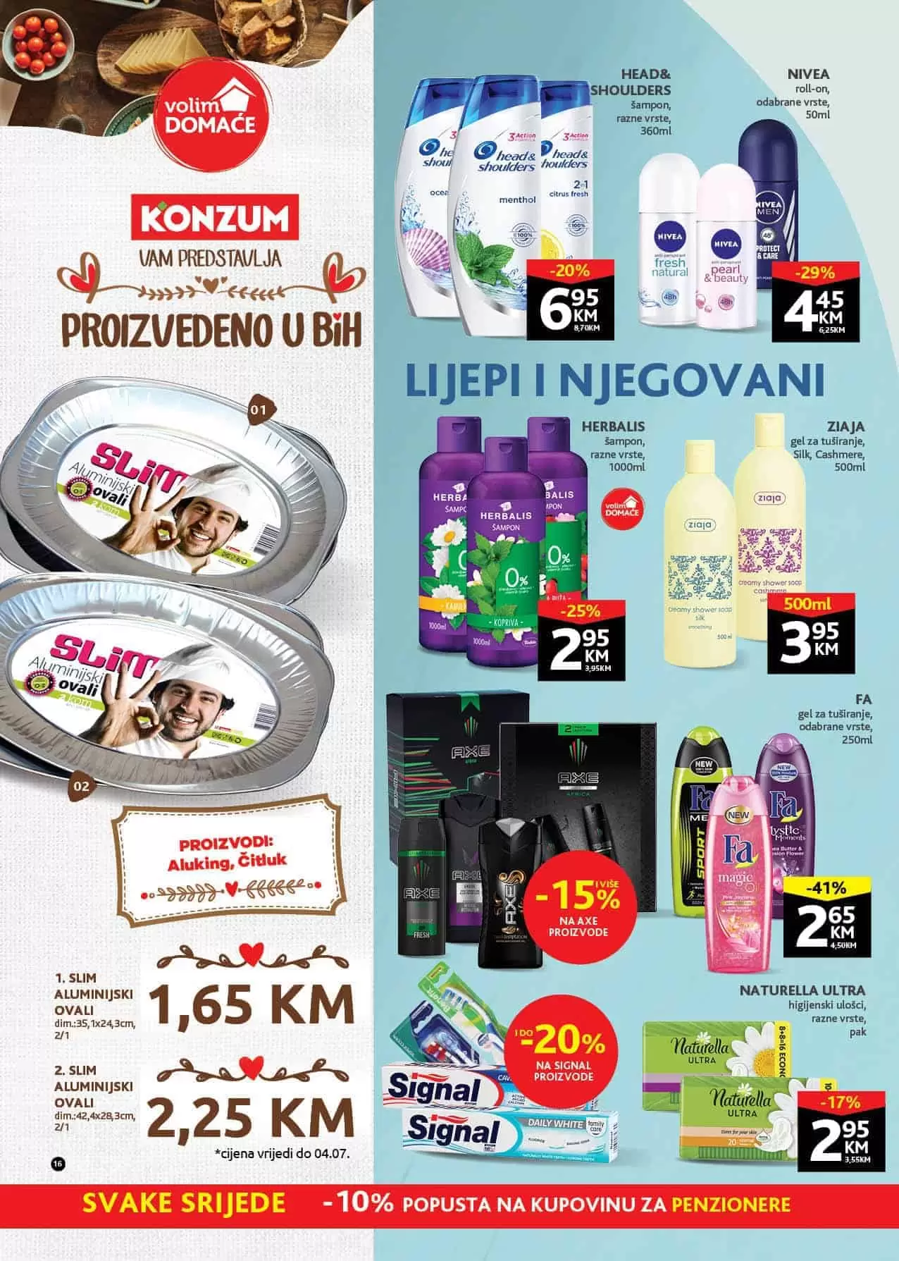 konzum zdravoljupci. konzum akcija. konzum katalog 