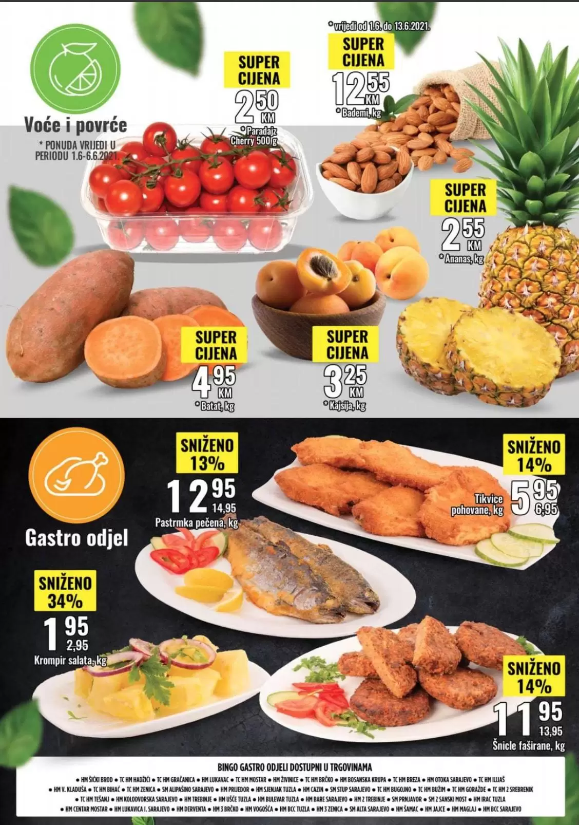 bingo katalog. bingo snizenje. bingo ljetna ponuda.