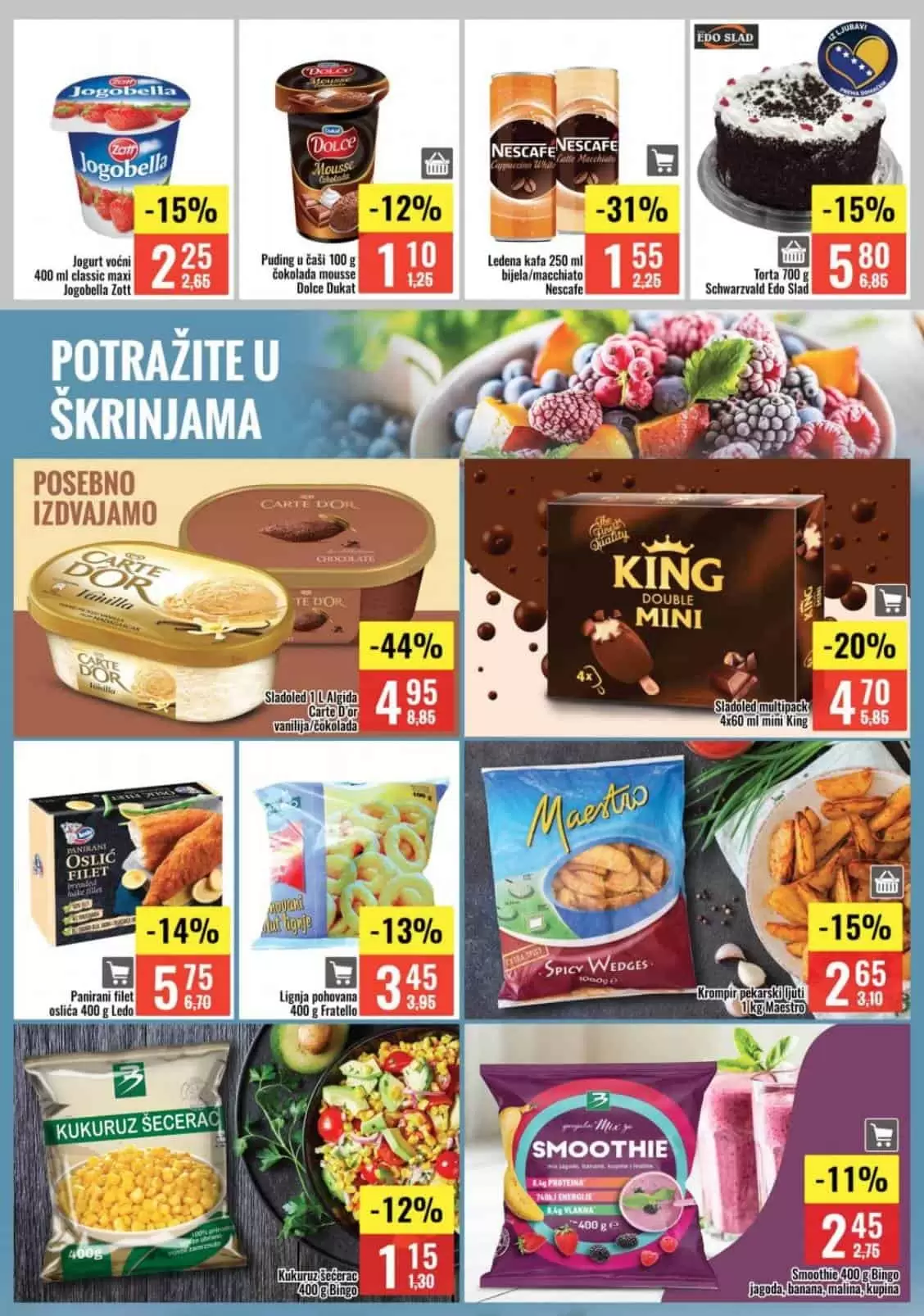 bingo akcijski katalog, snizenje. akcija. popust. snizeno.