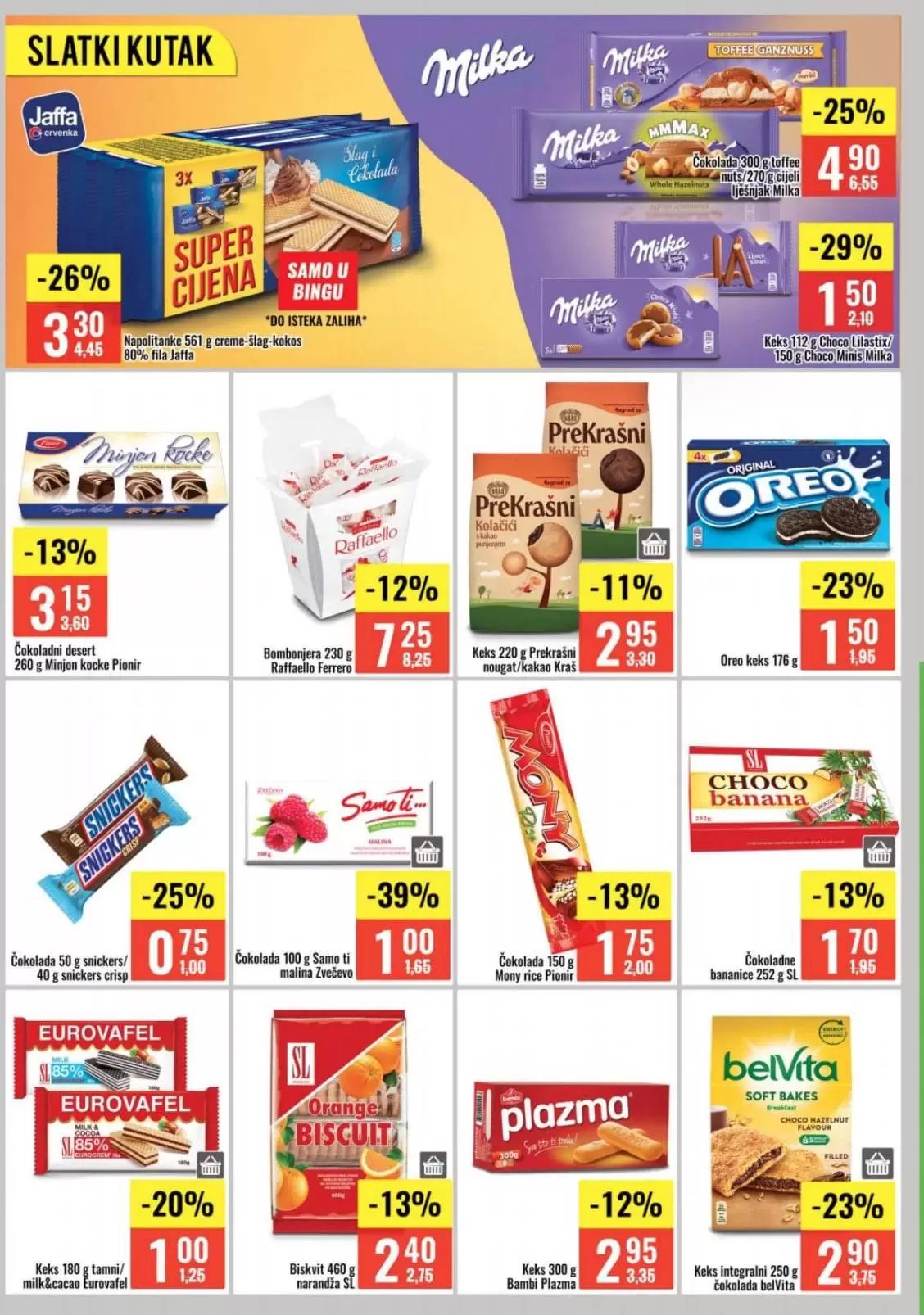 bingo katalog. bingo snizenje. bingo ljetna ponuda.