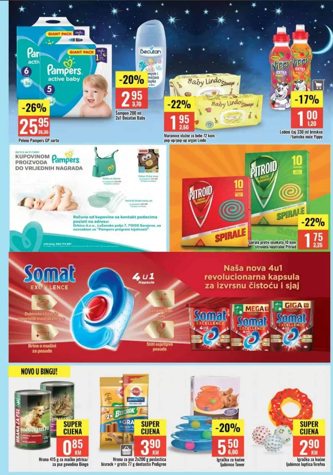 violeta double care pelene poklon uz kupovinu.