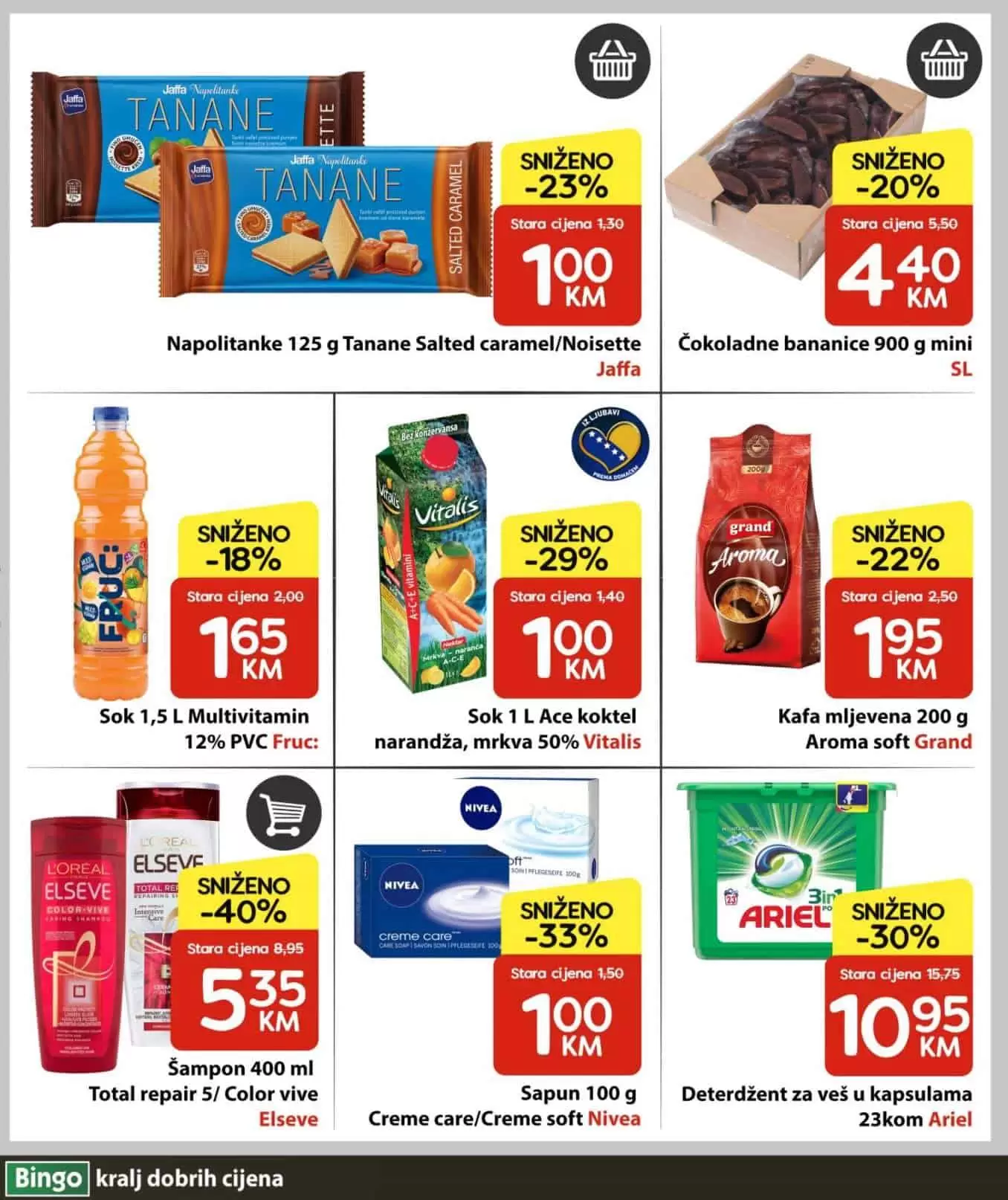 bingo akcijski katalog. bingo katalog. snizenje. akcija.