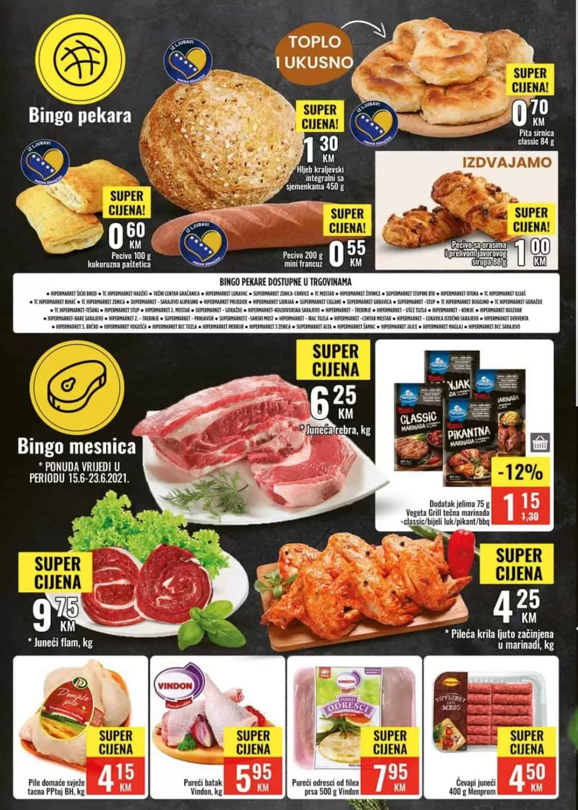 bingo katalog. bingo snizenje. bingo ljetna ponuda.