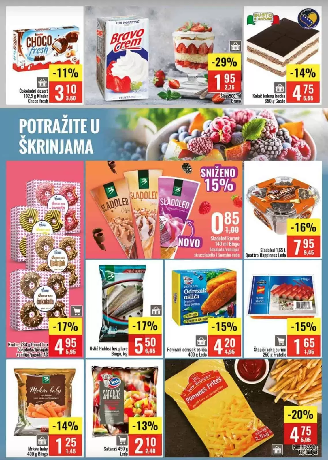 bingo katalog. bingo snizenje. bingo ljetna ponuda.