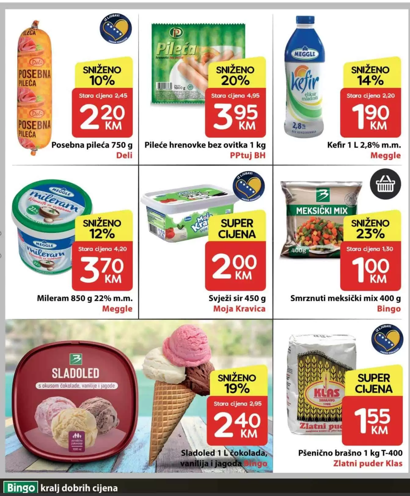 bingo akcijski katalog. bingo katalog. snizenje. akcija.