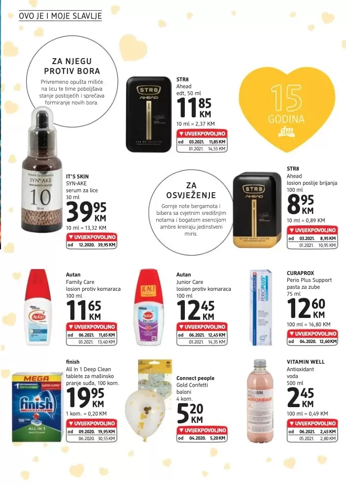 dm-akcijski-katalog cm cosmetic market. bingo. konzum. amko. d