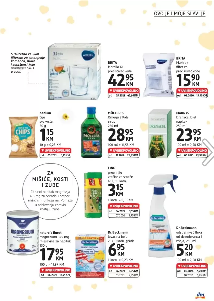 dm-akcijski-katalog cm cosmetic market. bingo. konzum. amko.