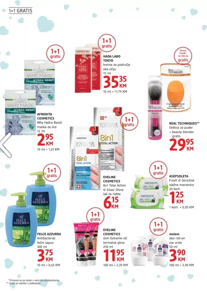 dm-akcijski-katalog cm cosmetic market. bingo. konzum. amko.