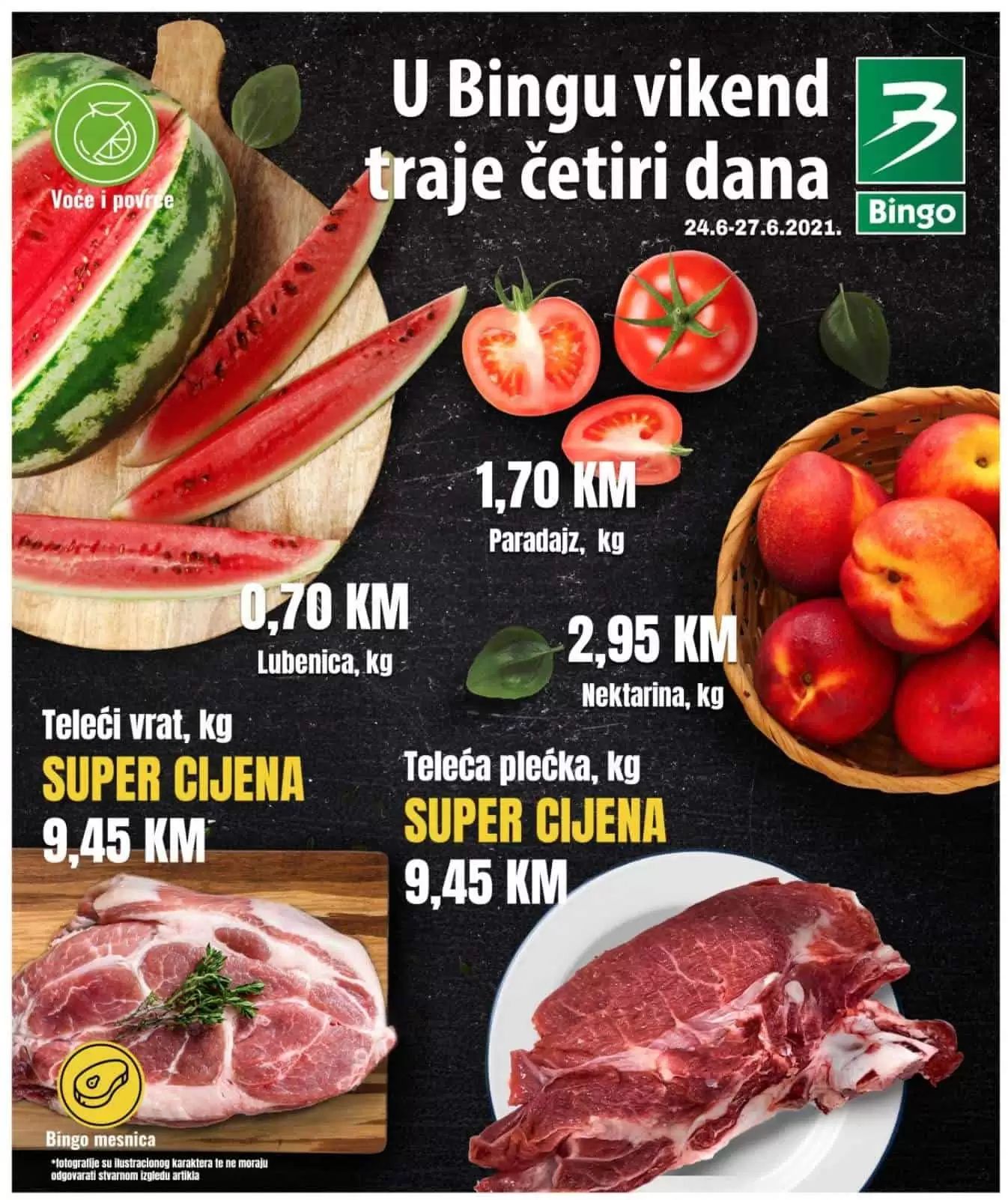 Bingo vikend akcija 24-27.06.2021. godine