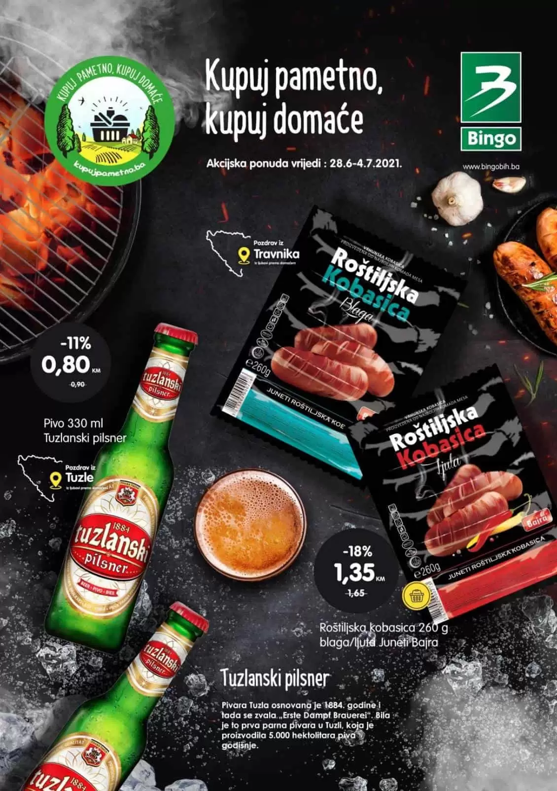 bingo akcijski katalog. bingo katalog. snizenje. akcija.