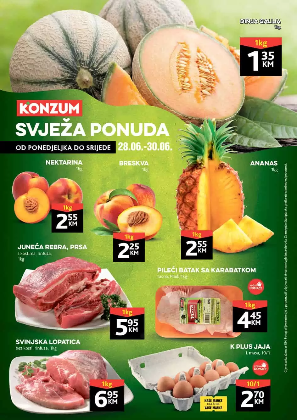 Konzum akcijski katalog. korona virus. snizenje. akcija. popusti. snizeno. ramazan. 