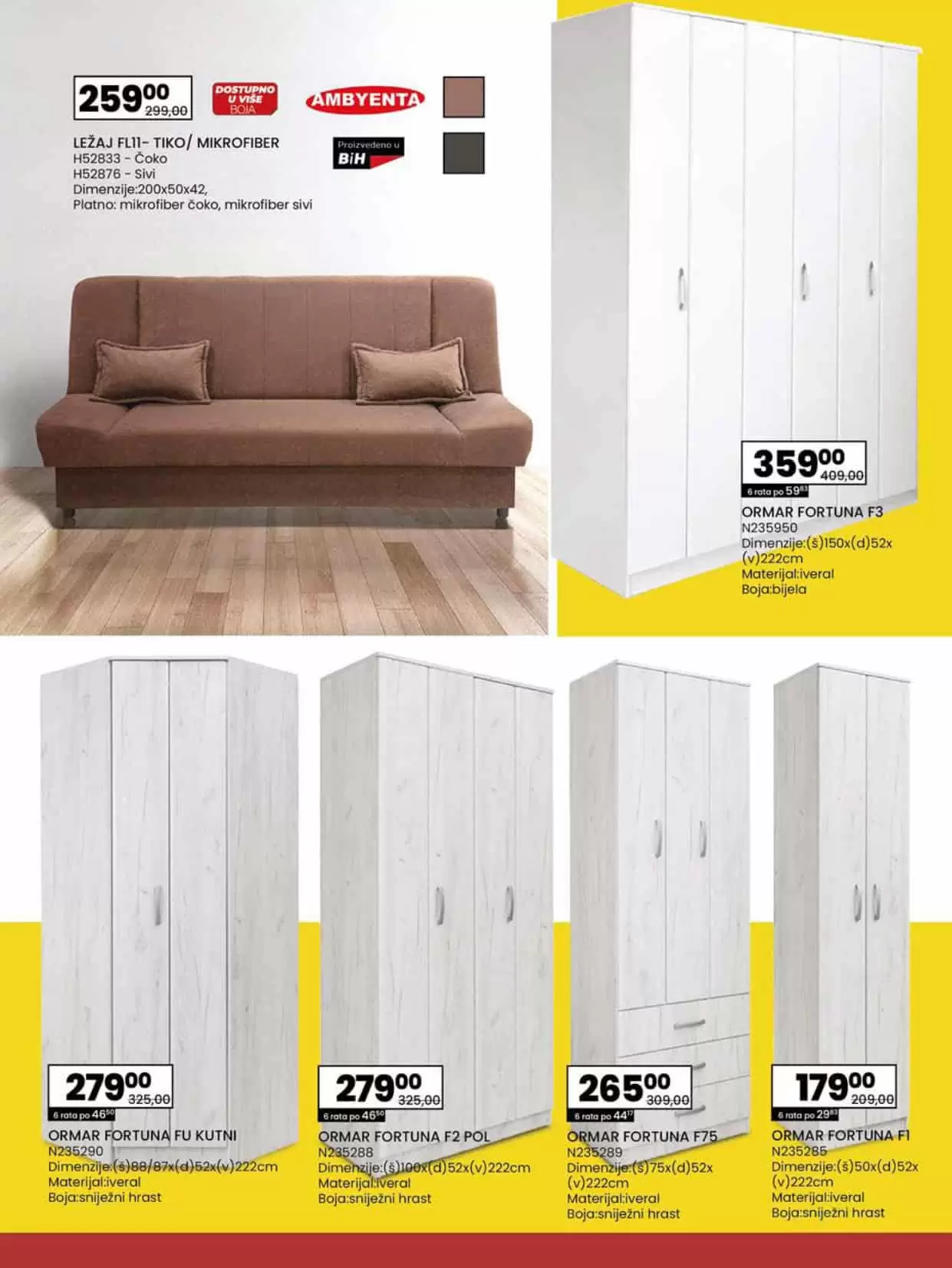 Fis akcijski katalog. snizenje. akcija. popust. snizeno. fis namjestaj.