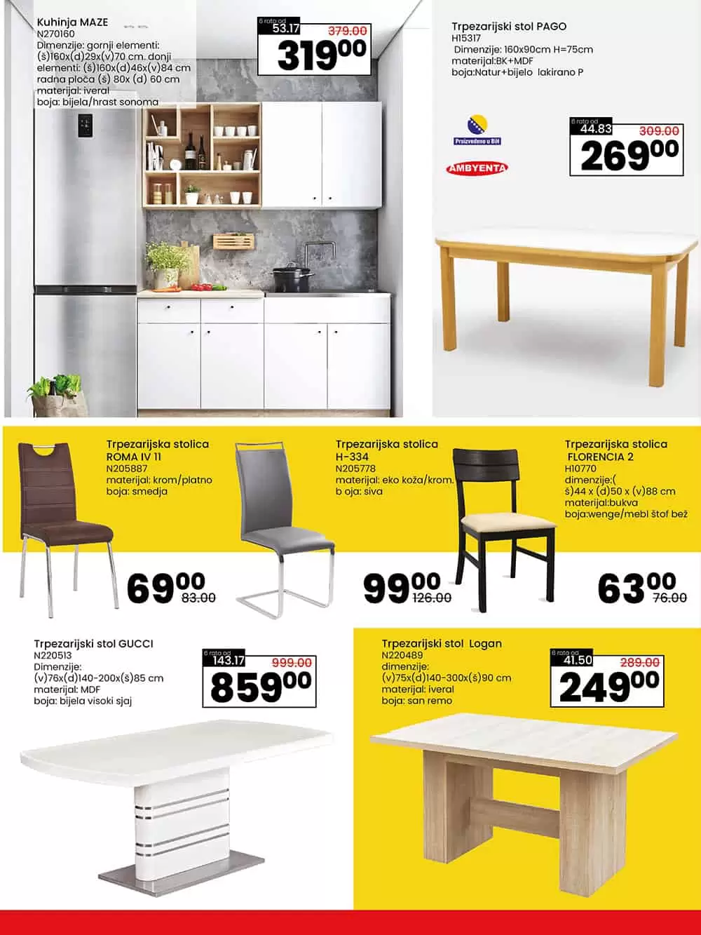 Fis akcijski katalog. snizenje. akcija. popust. snizeno. fis namjestaj.